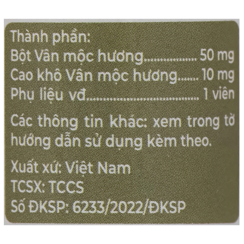 Lado Care Vân Mộc Hương lọ 80 viên - 5